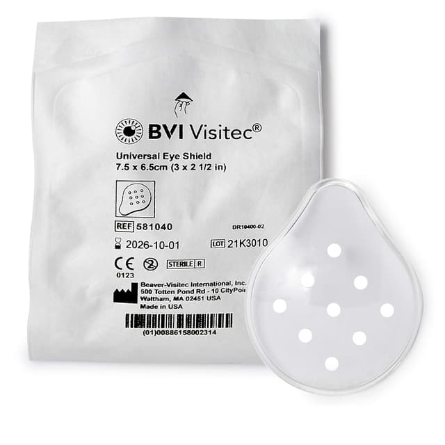 View Shield BVI Visitec Universal Eye Shield 581040 - Clear Protective Eye Shield