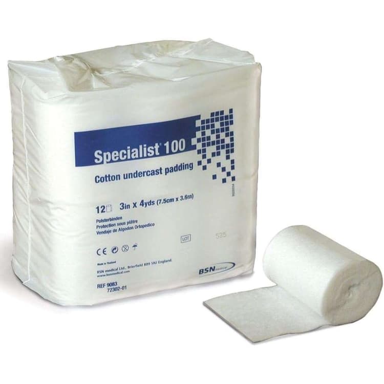Kortex Cast Padding Specialist 100 Sterile Cotton Cast Padding - Easy Tear, Highly Cohesive