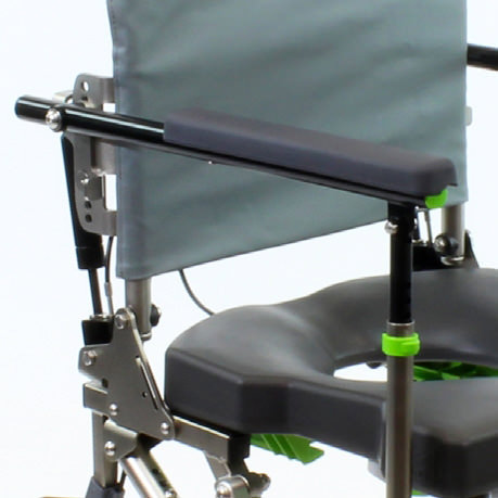 2-Point Flip-up Arm Supports with 13" L Pads - Pair (standard with reclining backs) (Z2PLAS)