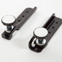 Knee cup height extension brackets (pair), Increases distance from footplate to top of knee by 4” (143-1690)