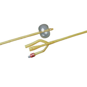 Lubricath 3-Way Foley Catheter with Short Round Tip