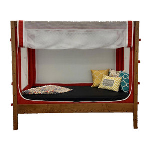 Courtney enclosed canopy bed
