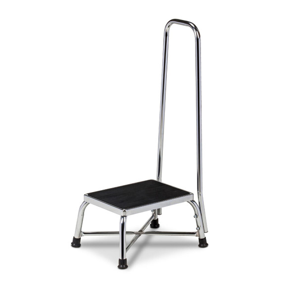 Clinton large top bariatric step stool with handrail