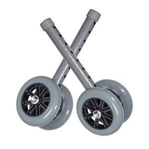 Drive Bariatric Walker Wheels with Gray Wheels