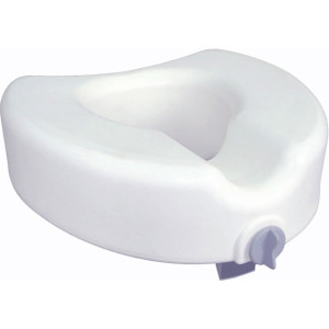 Drive Medical premium plastic raised Elongnated toilet seat with lock