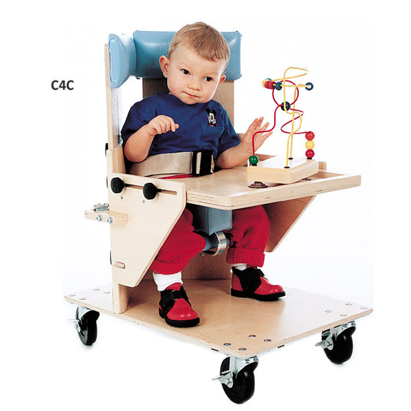 Kaye corner chair with casters