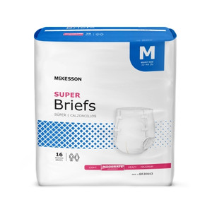McKesson Super Moderate Absorbent Incontinence Brief