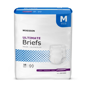 McKesson Ultimate Disposable Heavy Absorbent Incontinence Brief