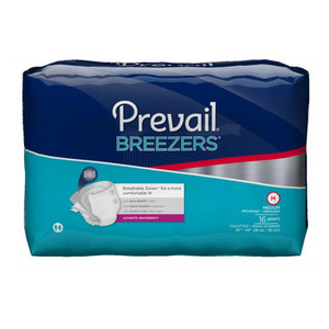 Prevail Breezers Heavy Absorbent Adult Incontinence Briefs