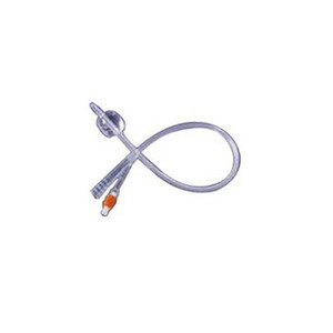Rusch 100% Silicone Indwelling 2-Way Foley Catheter, 16" L