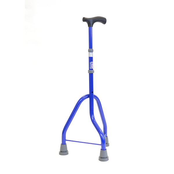 Walk Easy pediatric tripod straight neck cane - Blue