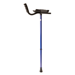 Walk Easy adult platform crutch with velcro sleeve